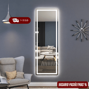 Išmanus veidrodis su LED apšvietimu LUMUS Alisa