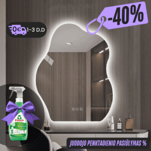 Išmanus veidrodis su LED apšvietimu LUMUS Ana