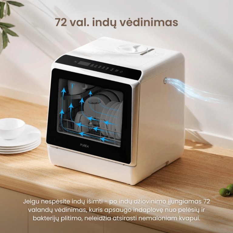 Pastatoma mini indaplovė PUREA TURBO - Premium Namai