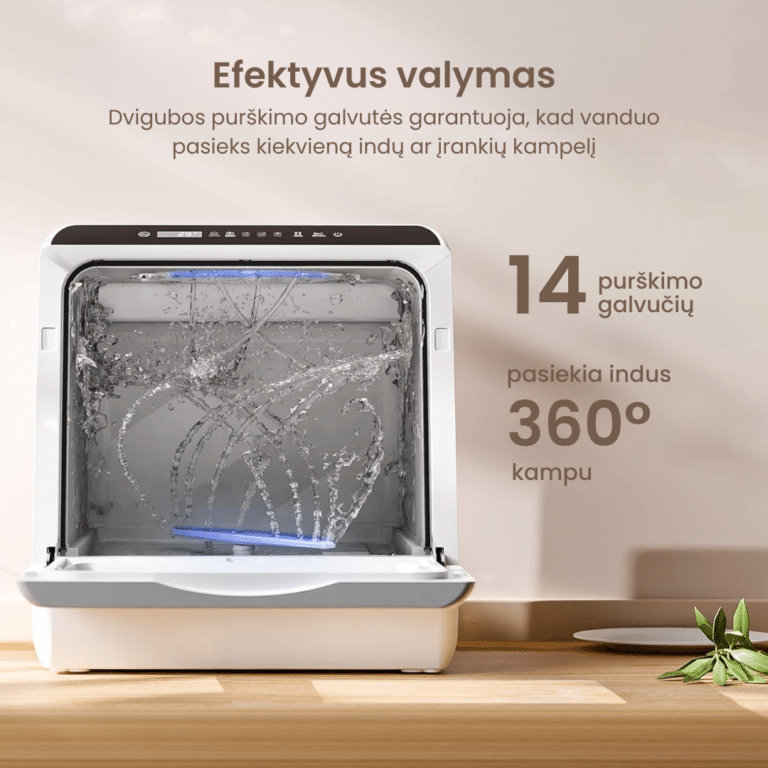 Pastatoma mini indaplovė PUREA TURBO - Premium Namai