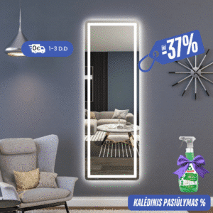 Išmanus veidrodis su LED apšvietimu LUMUS Alisa