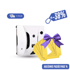 Langų valymo robotas su purškimo sistema „Hester M2-PRO“