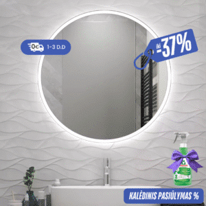 Išmanus veidrodis su LED apšvietimu LUMUS Nora
