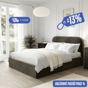 Lova su patalynės dėže COMFO VelvetDream