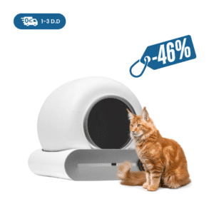 Savaime išsivalantis kačių tualetas-robotas MeoBot