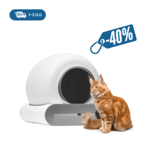 Savaime išsivalantis kačių tualetas-robotas MeoBot