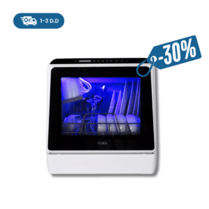 Laisvai pastatoma mini indaplovė PUREA Turbo