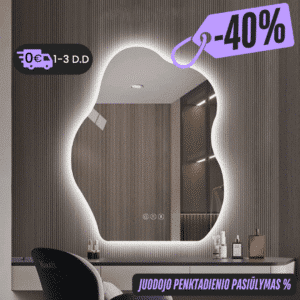 Išmanus veidrodis su LED apšvietimu LUMUS Ana