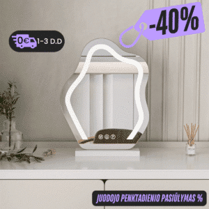 Kosmetinis veidrodis su apšvietimu LUMUS Tera