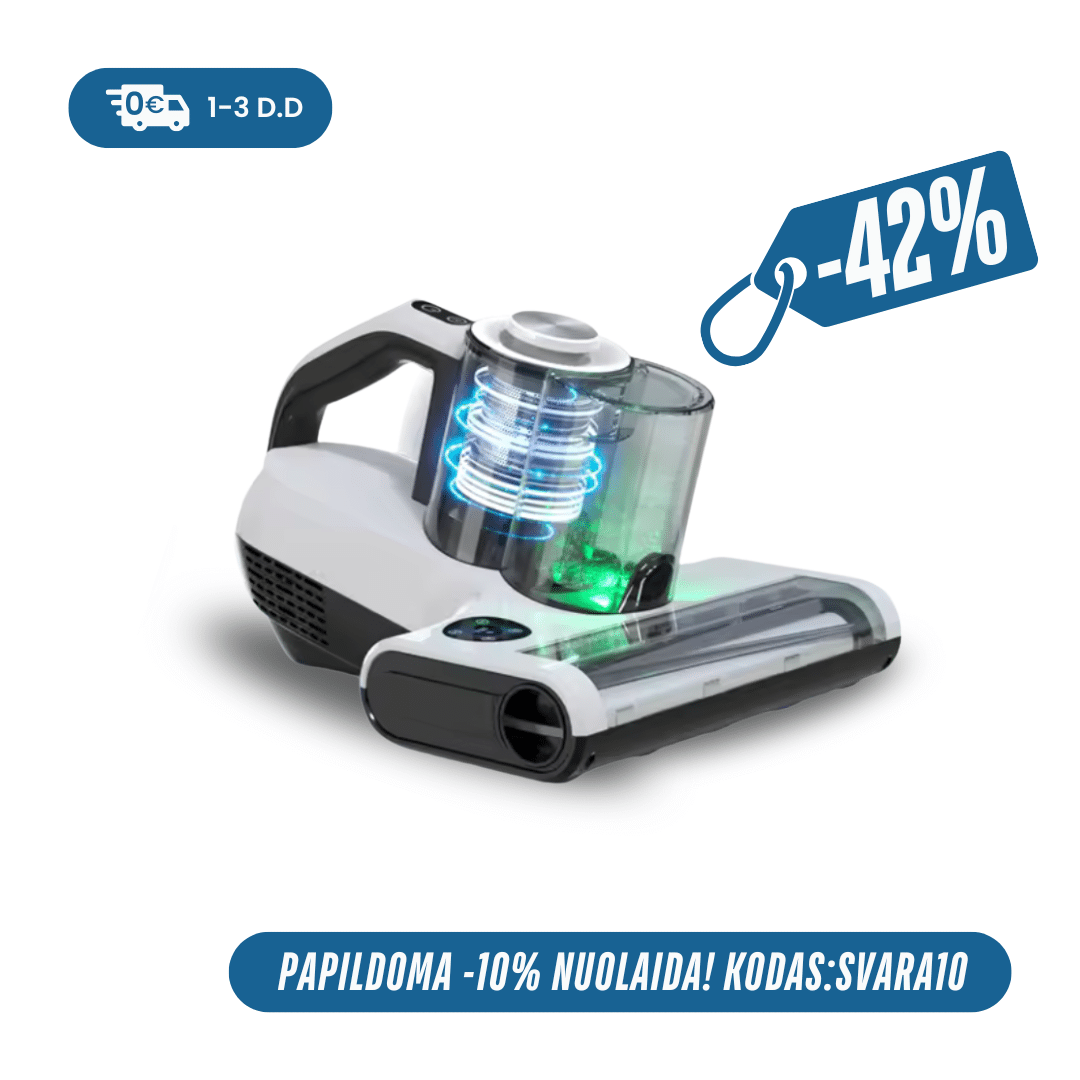 Dulkių erkučių siurblys su UV sterilizatoriumi OVOX Dibea