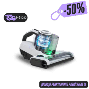 Dulkių erkučių siurblys su UV sterilizatoriumi OVOX Dibea