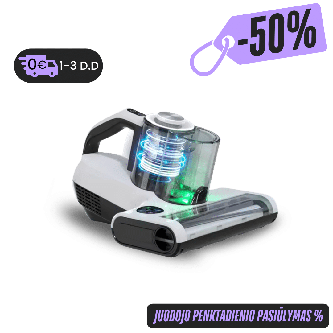 Dulkių erkučių siurblys su UV sterilizatoriumi OVOX Dibea