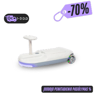 Vaikiškas elektromobilis su grindų valymo sistema MOPPIE