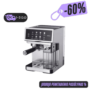 Pusiau automatinis kavos aparatas DELICATO PLUS tinka ir kapsulės!