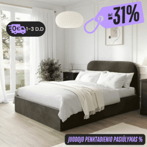 Lova su patalynės dėže COMFO VelvetDream