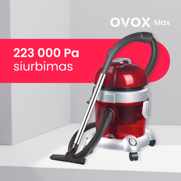 Drėgno ir sauso valymo dulkių siurblys OVOX Max - Image 2