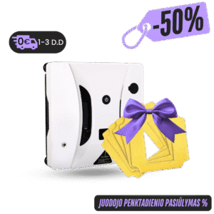 Langų valymo robotas su purškimo sistema „Hester M2-PRO“