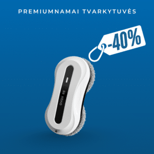 Langų valymo robotas su dvipuse purškimo sistema ,,OVOX R8" (2025 m. modelis)