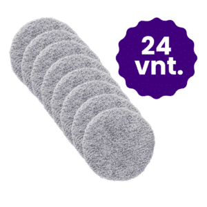 24 vnt. apvalių OVOX R8 šluosčių