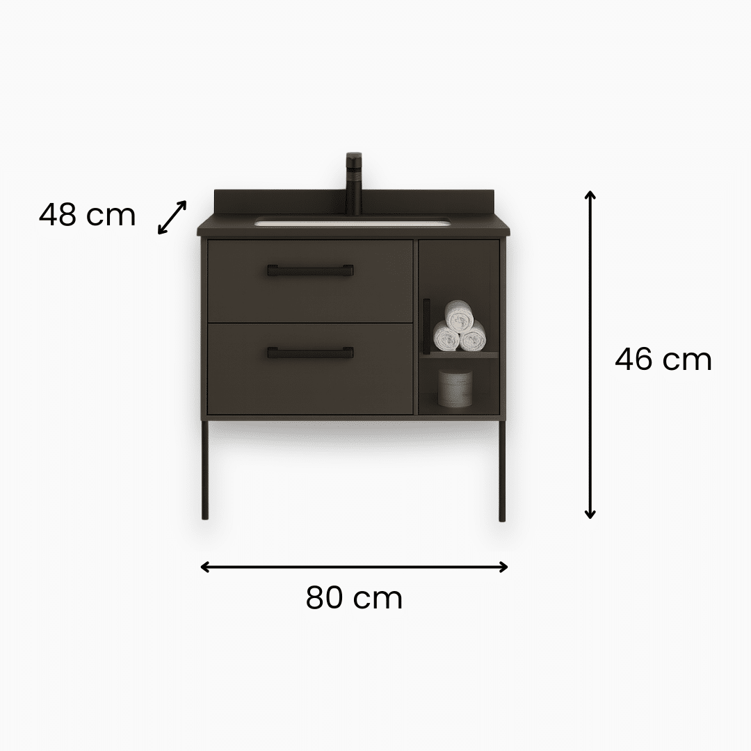 Vonios spintelė su praustuvu ELVO CabinetSet-Luxe - Image 11