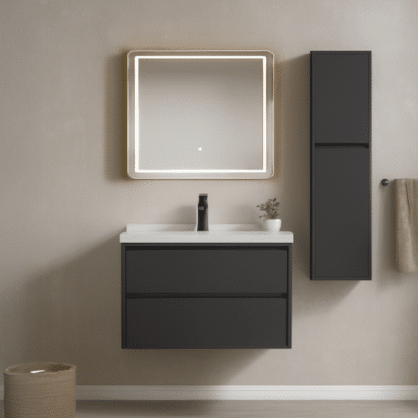 Vonios spintelės su praustuvu ir veidrodžiu ELVO CabinetSet-Max - Image 14