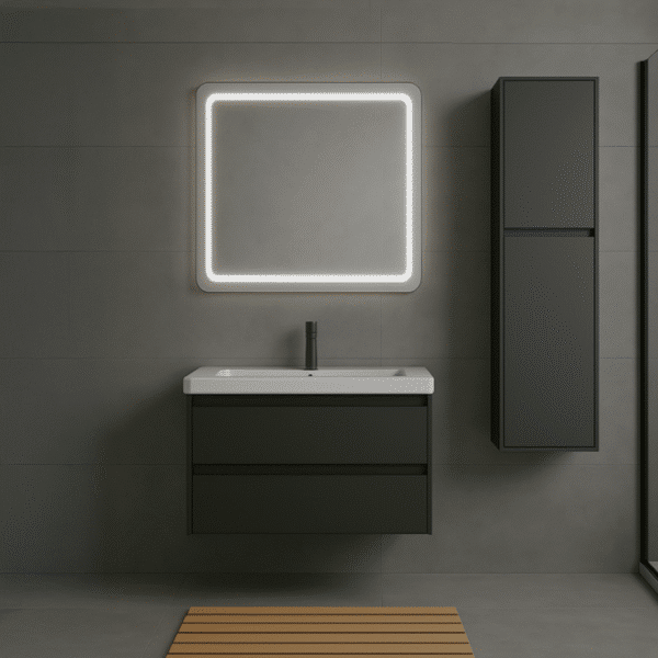 Vonios spintelės su praustuvu ir veidrodžiu ELVO CabinetSet-Max - Image 15