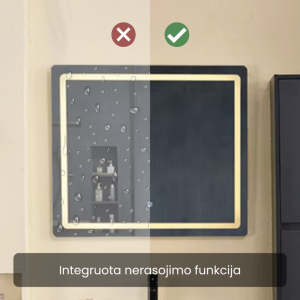 Vonios spintelės su praustuvu ir veidrodžiu ELVO CabinetSet-Max - Image 4
