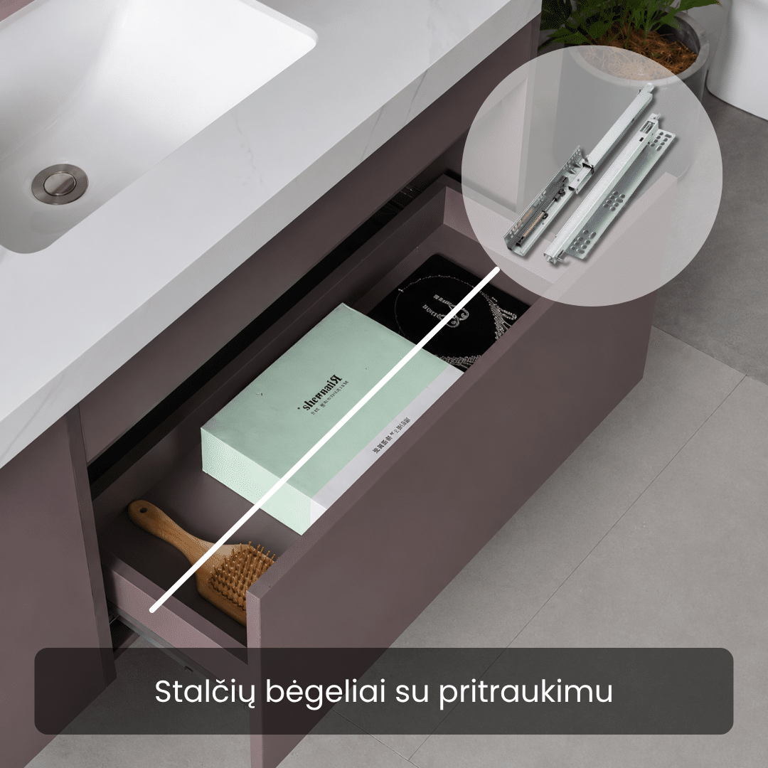 Vonios spintelė su praustuvu ELVO CabinetSet-Prime - Image 5