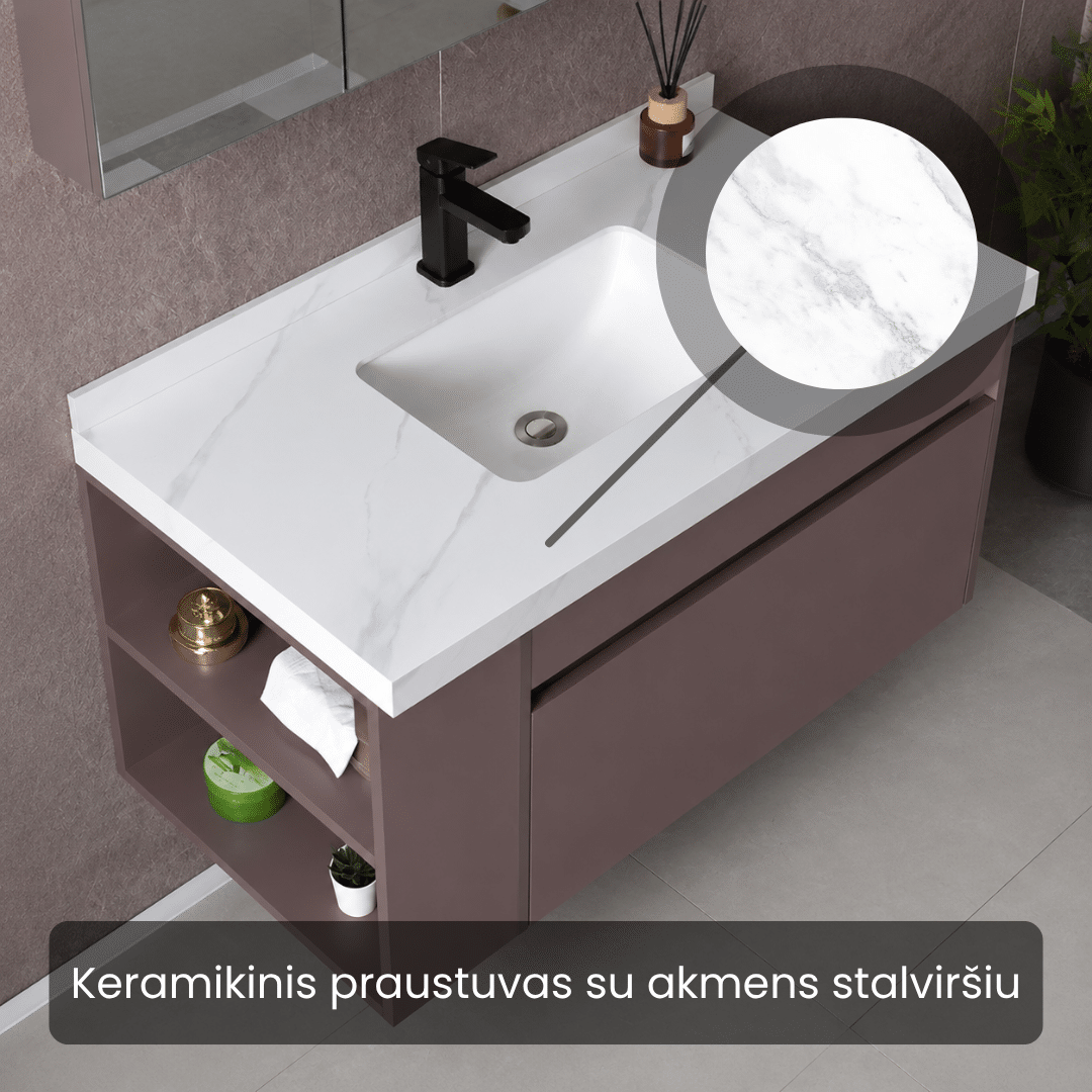Vonios spintelė su praustuvu ELVO CabinetSet-Prime - Image 4