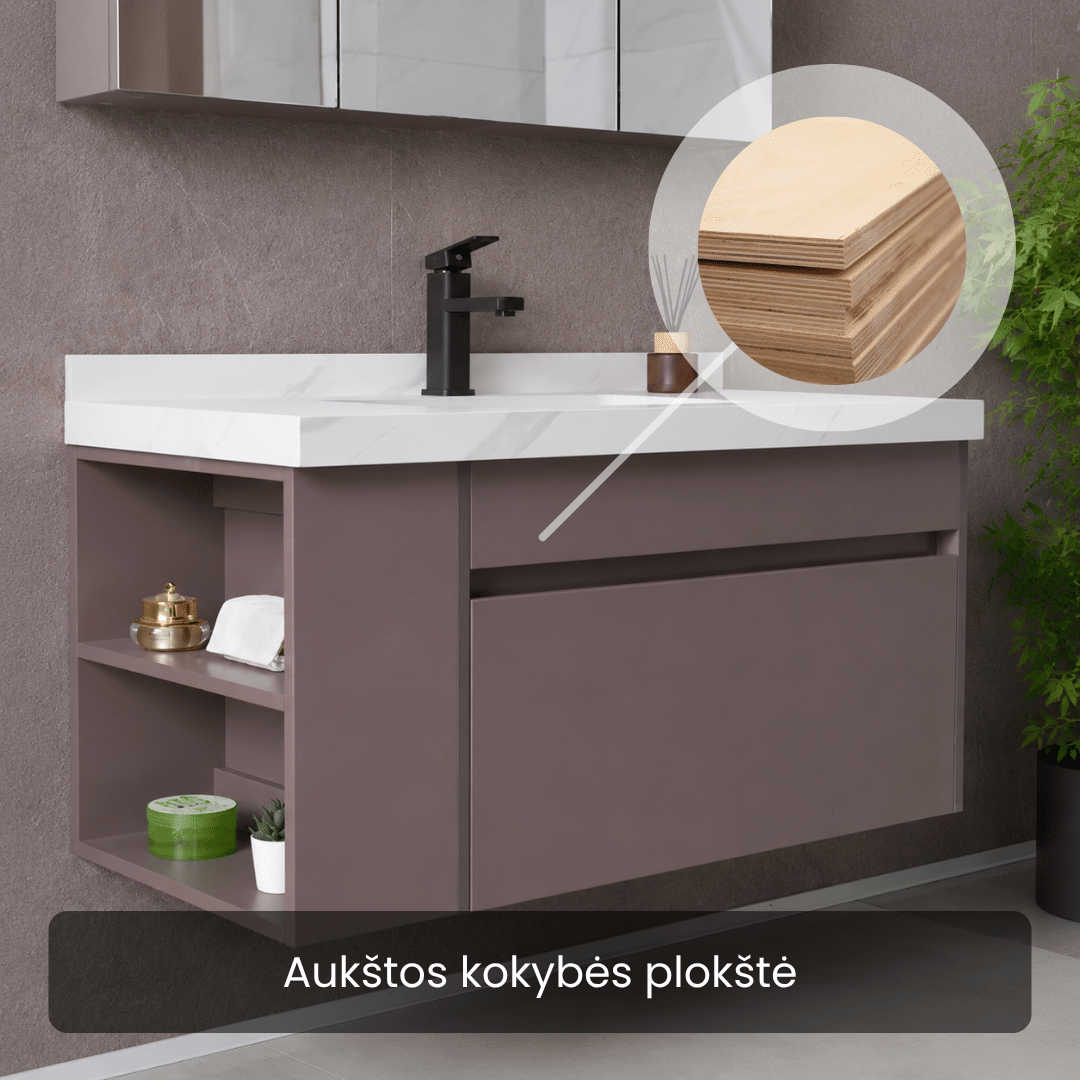 Vonios spintelė su praustuvu ELVO CabinetSet-Prime - Image 3