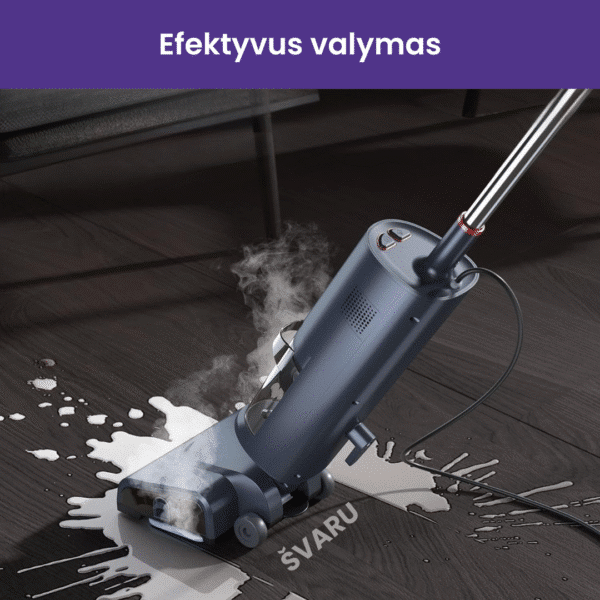 Galingas garinis siurblys su plovimo funkcija – OVOX SteamForce - Image 5
