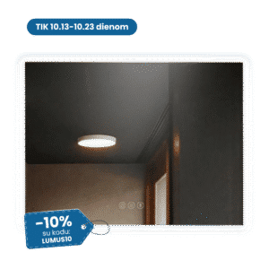 Išmanus veidrodis su LED apšvietimu Mila