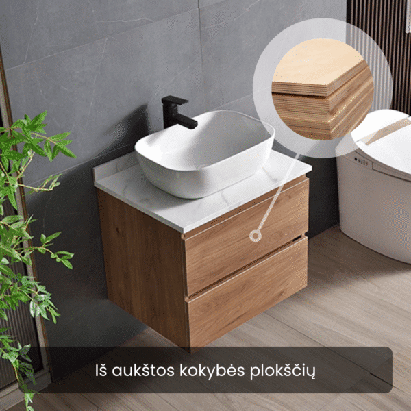 Vonios spintelė su praustuvu ELVO Vanity-Modo - Image 6