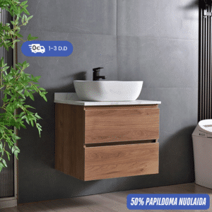 Vonios spintelė su praustuvu ELVO Vanity-Modo