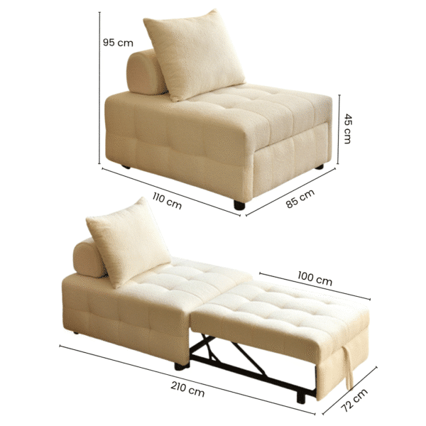 Fotelis 3 viename MONO Foldy - Image 12