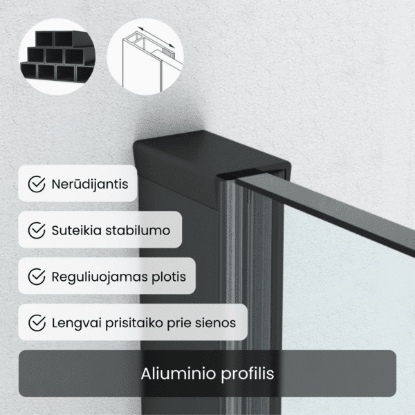 Vonios sienelė ELVO Impact - Image 4
