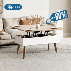 Kavos staliukas su pakeliamu stalviršiu MONO EasyLift-Space