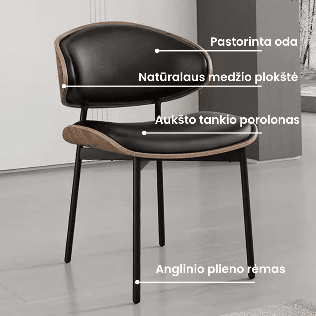 Modernios valgomojo kėdės – MONO DineLine 4 vnt - Image 4