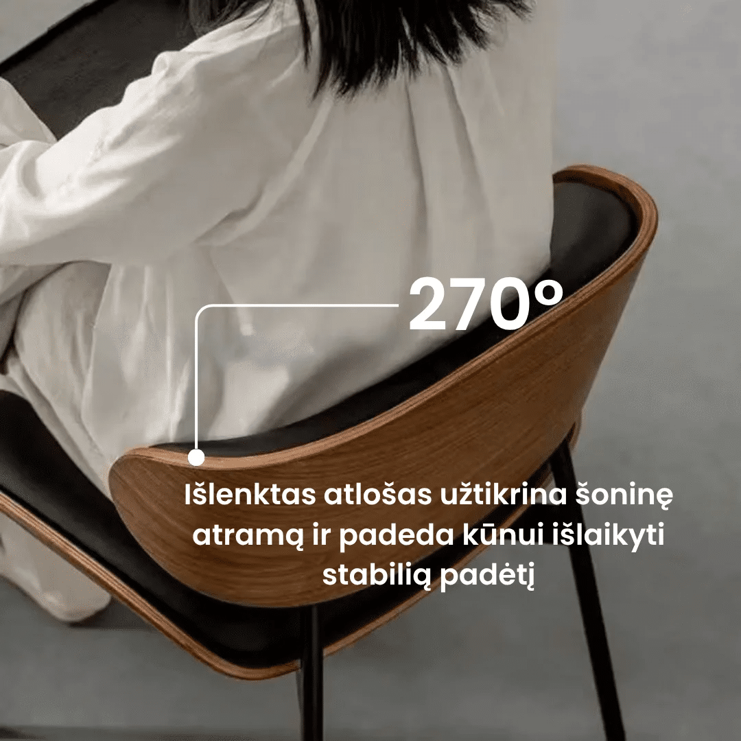 Modernios valgomojo kėdės – MONO DineLine 4 vnt - Image 6
