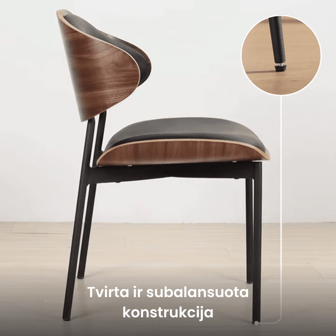 Modernios valgomojo kėdės – MONO DineLine 4 vnt - Image 8