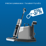 Belaidis grindų plovimo siurblys OVOX Pulse  + Giluminio valymo prietaisas OVOX DeepClean