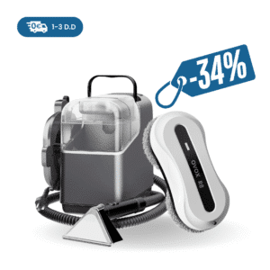Giluminio valymo prietaisas OVOX + Langų valymo robotas OVOX R8