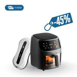 Karšto oro gruzdintuvė Easy Fry + Langų valymo robotas OVOX R8