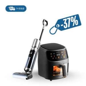 Belaidis grindų plovimo siurblys OVOX Pulse + Karšto oro gruzdintuvė Easy Fry