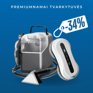 Giluminio valymo prietaisas OVOX + Langų valymo robotas OVOX R8