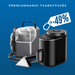 Karšto oro gruzdintuvė FRITO STEAM FRY + Giluminio valymo prietaisas OVOX DeepClean Pro