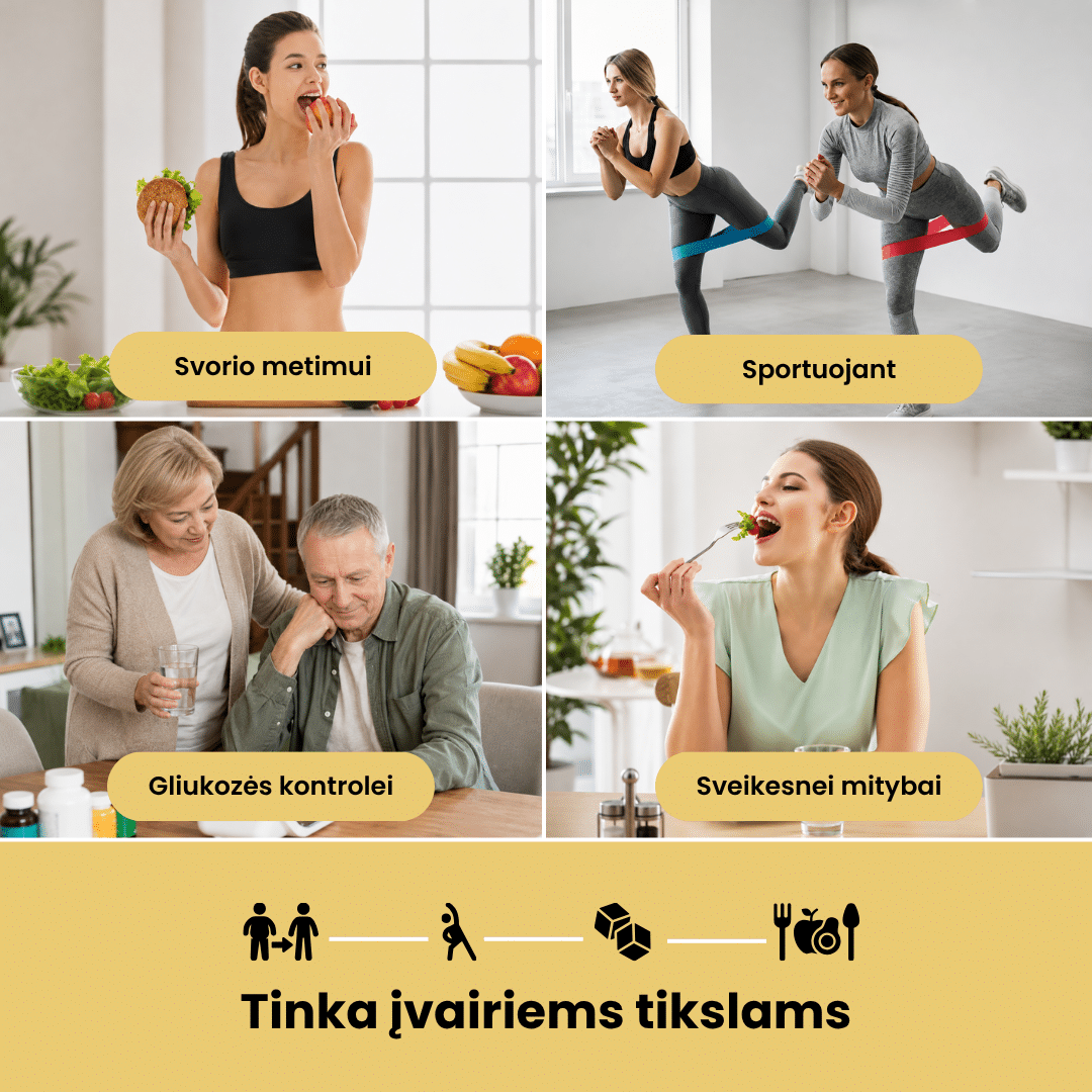 Išmanios kalorijas skaičiuojančios virtuvinės svarstyklės FRITO NutriScale - Image 9