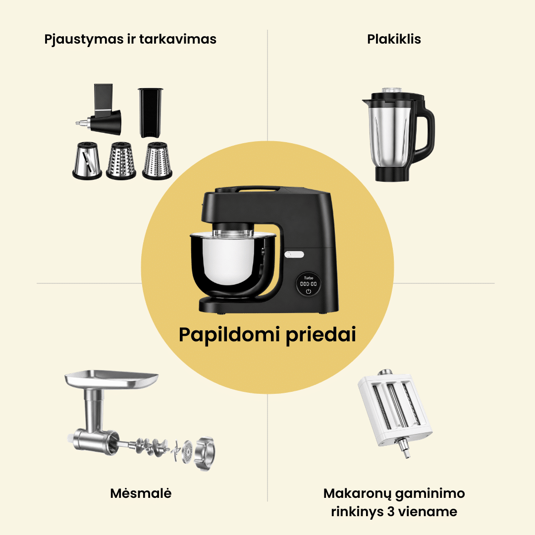 Daugiafunkcis virtuvės kombainas FRITO Fusion Pro - Image 7
